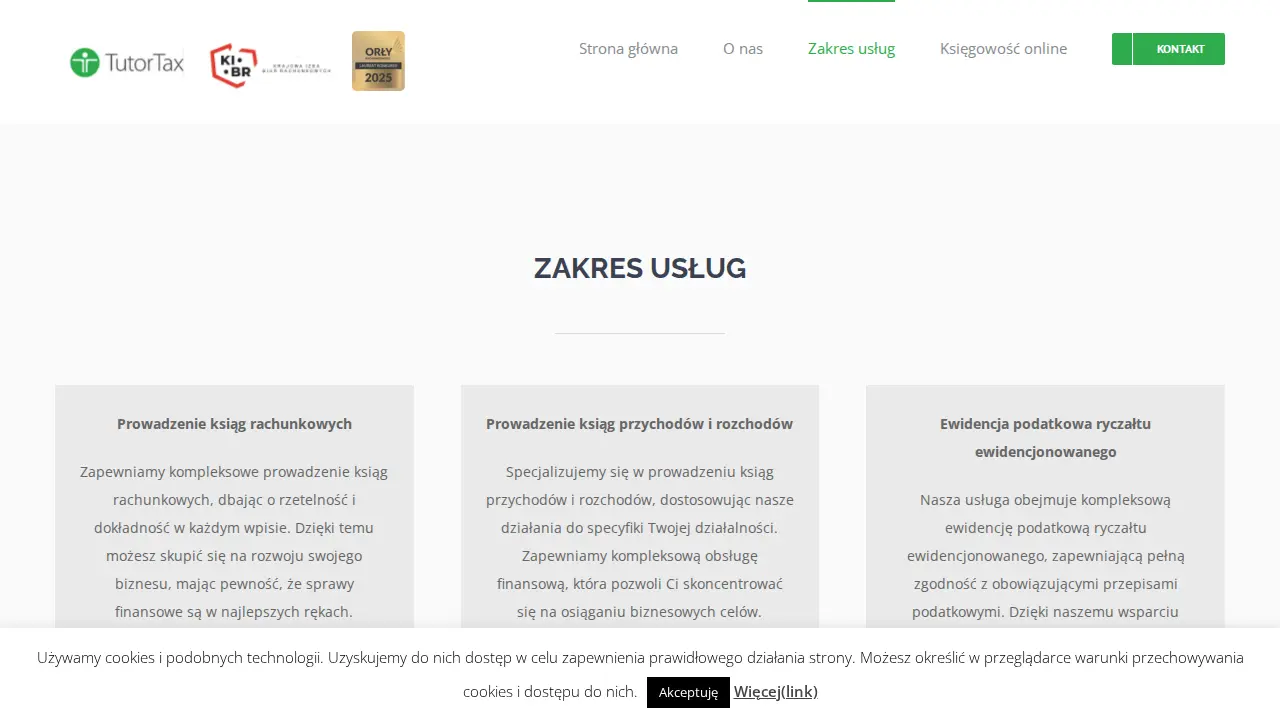Biuro Rachunkowe Tutor Tax Sp.z o.o. page