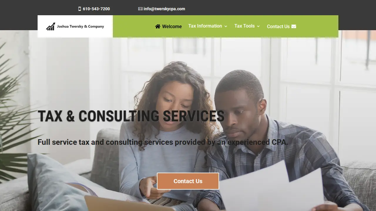 Joshua Twersky & Company website