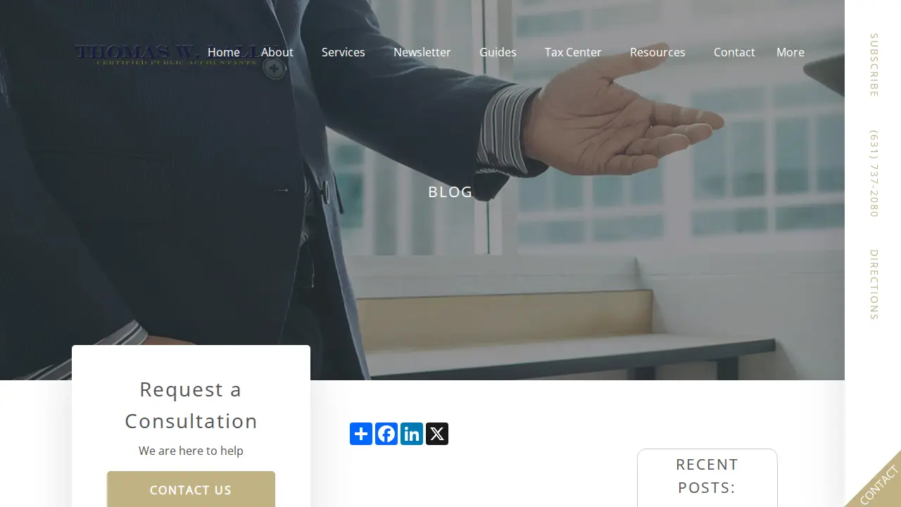 Thomas W. Lally CPA, PC page