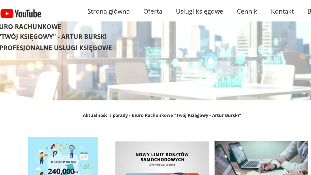 Biuro Rachunkowe "Twój Księgowy Artur Burski" page