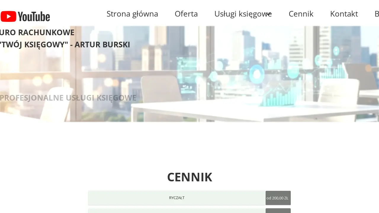 Biuro Rachunkowe "Twój Księgowy Artur Burski" page