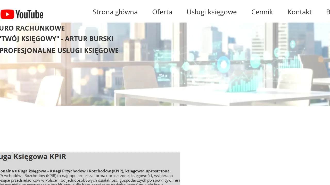 Biuro Rachunkowe "Twój Księgowy Artur Burski" page