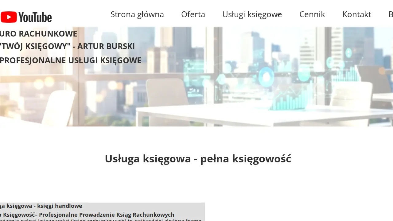 Biuro Rachunkowe "Twój Księgowy Artur Burski" page
