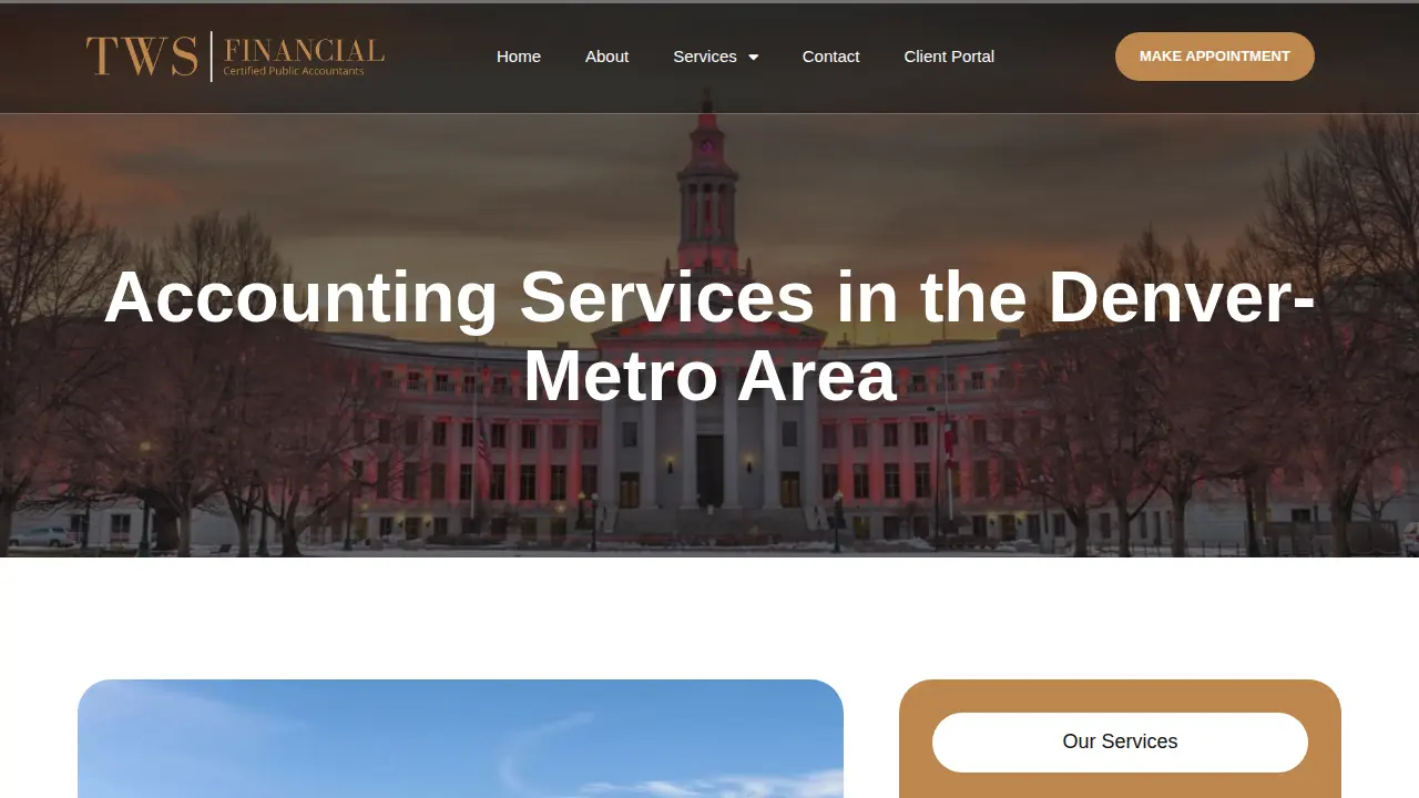 TWS Financial page