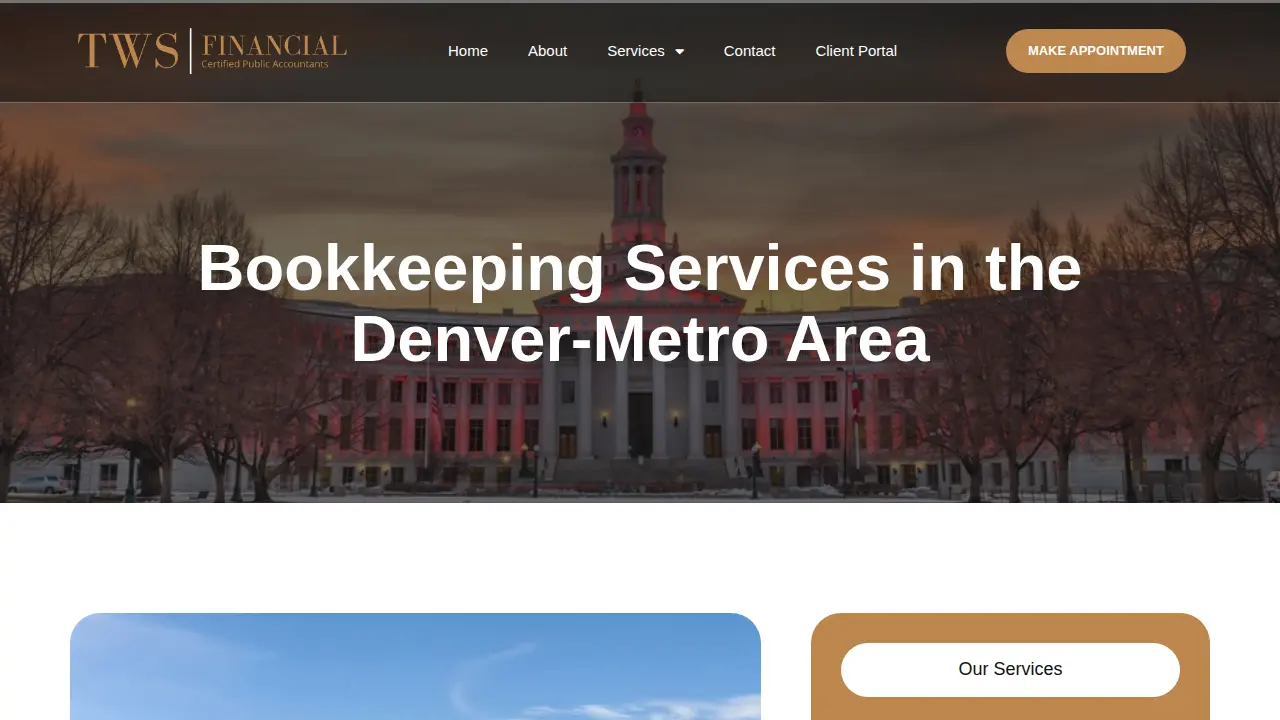 TWS Financial page