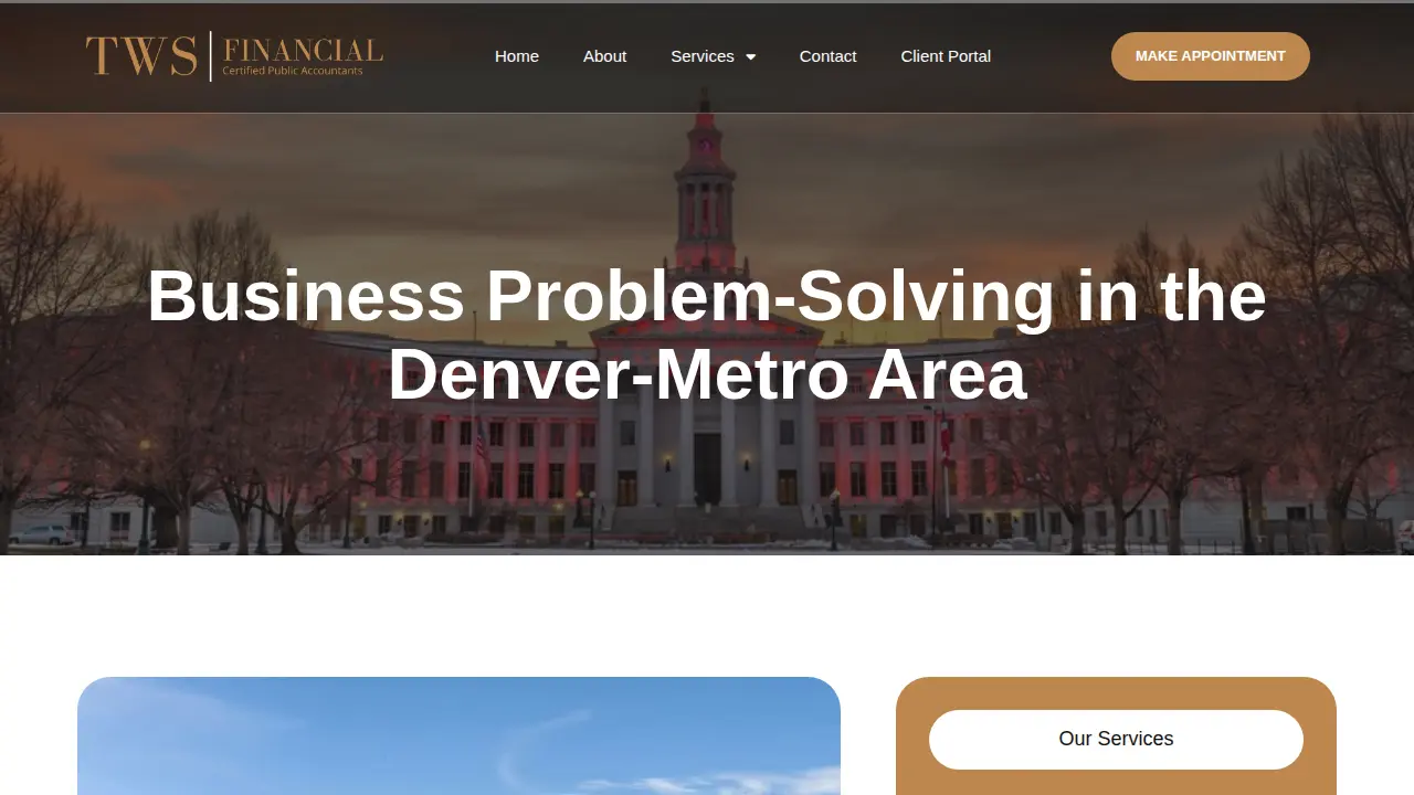 TWS Financial page