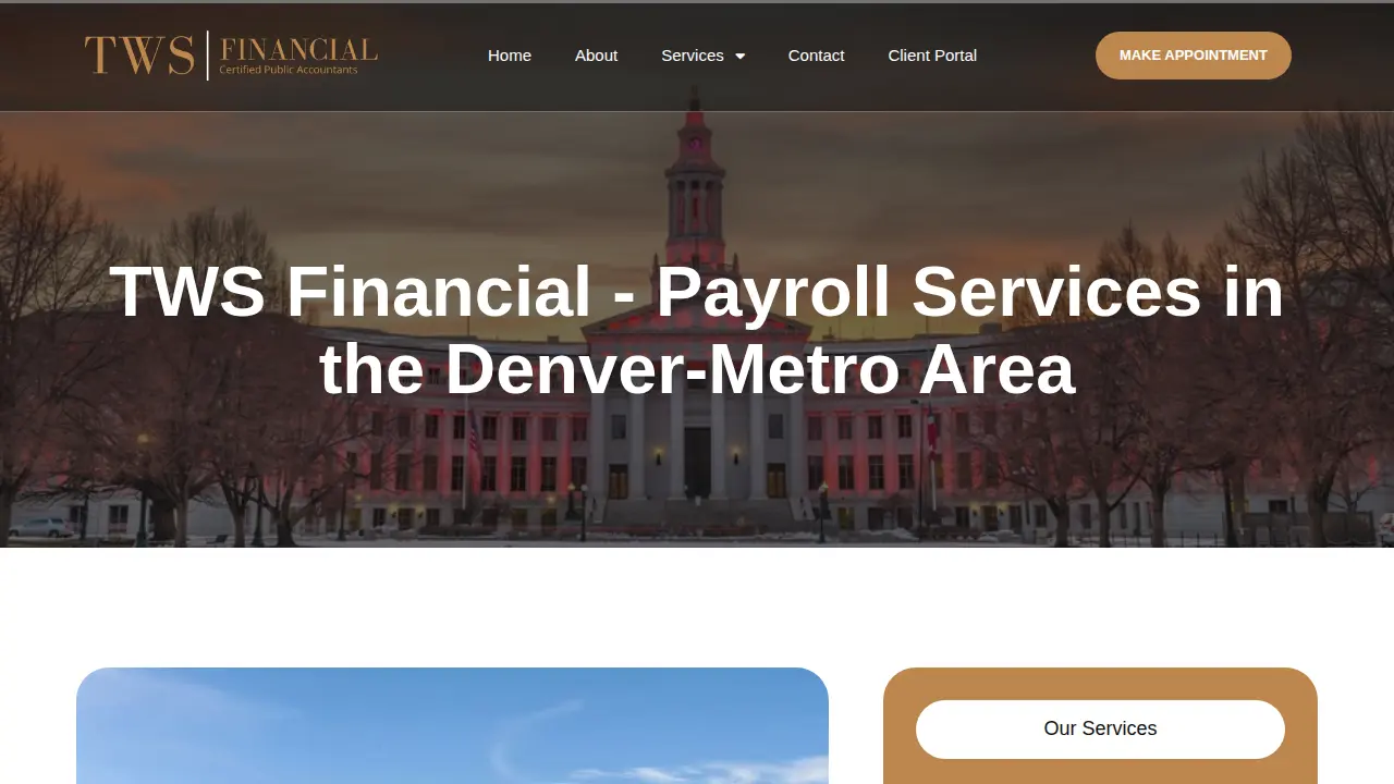 TWS Financial page