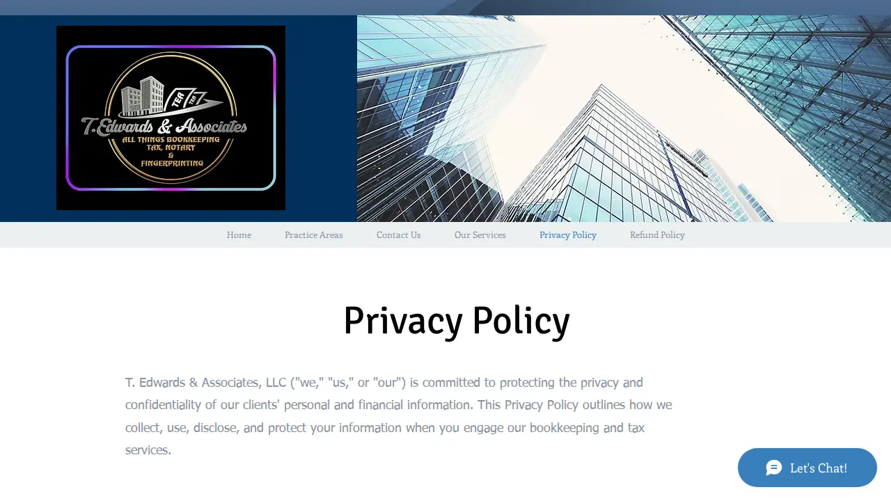 T. Edwards & Associates, LLC page