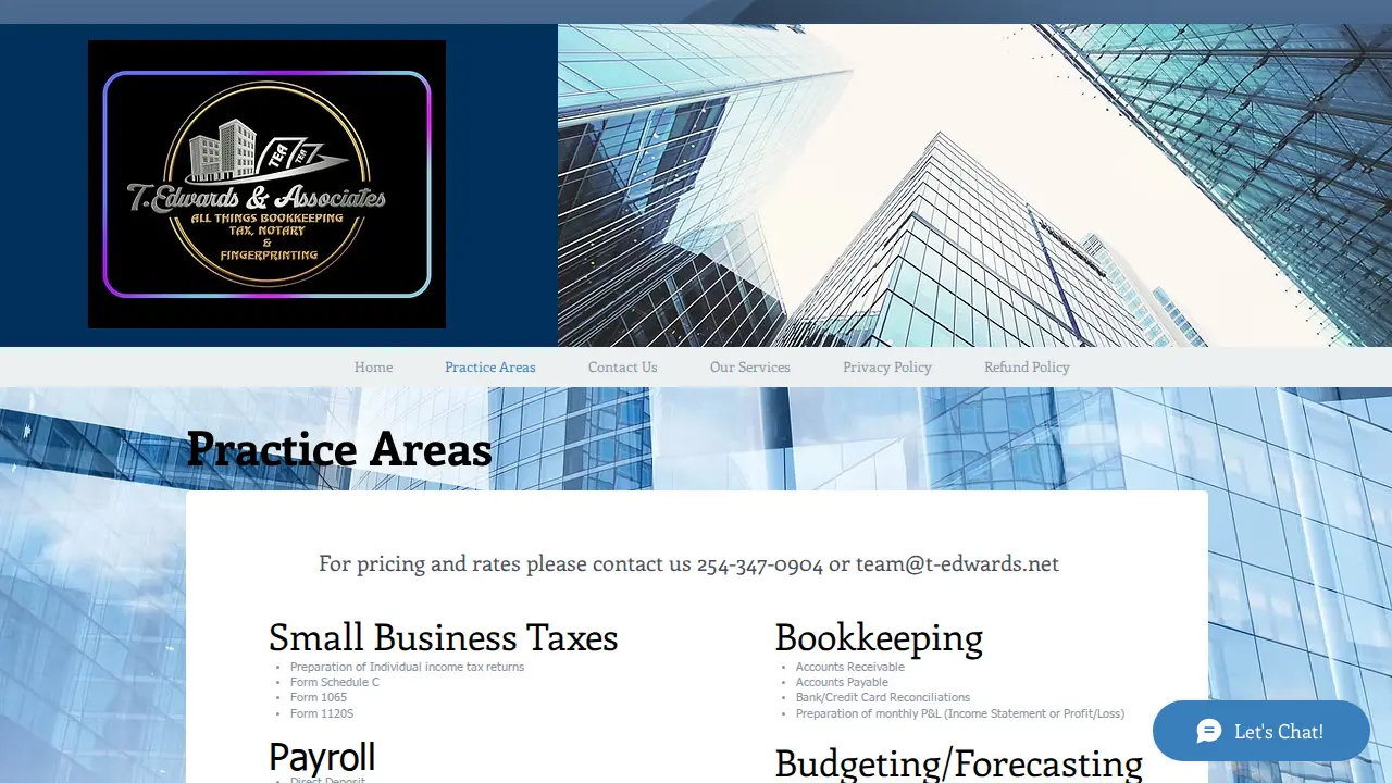 T. Edwards & Associates, LLC page
