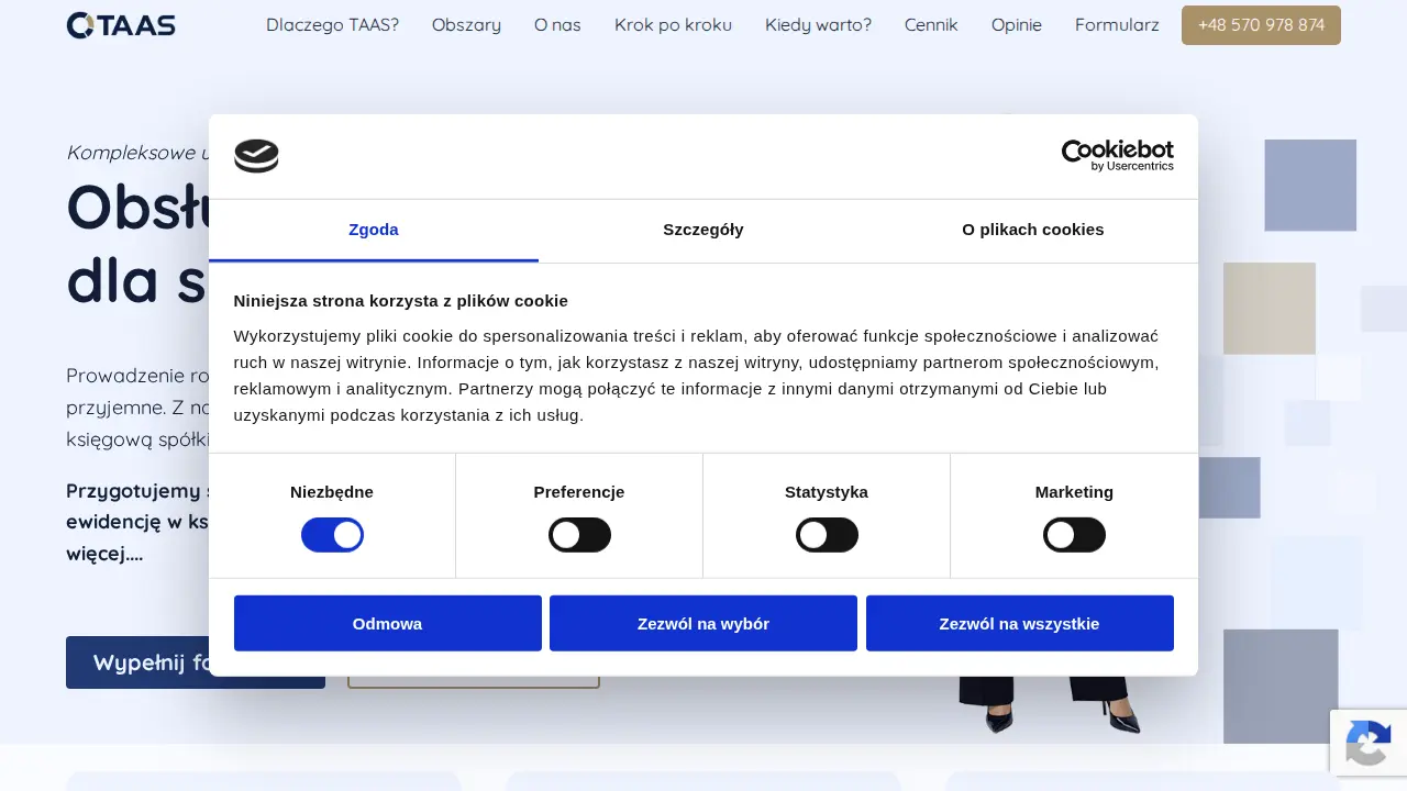 TAAS - Taxes & Accounting Services Sp. z o.o. website
