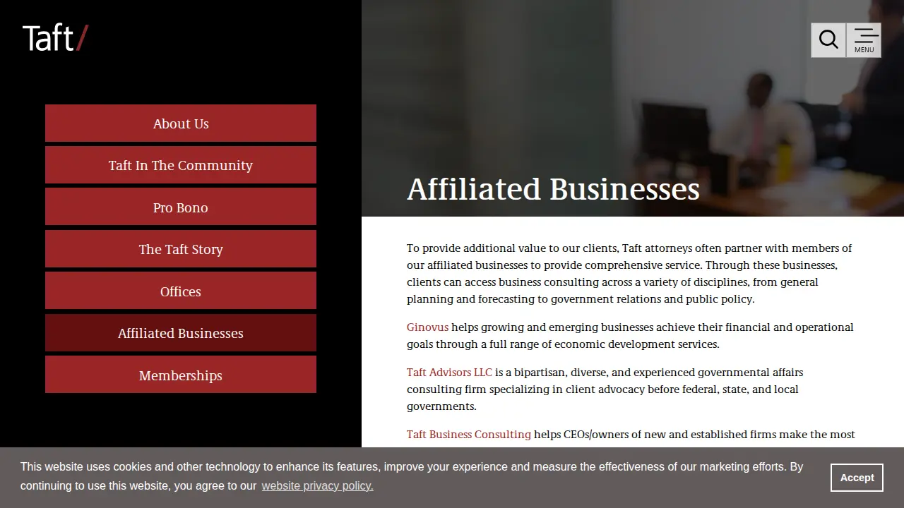 Taft Law page