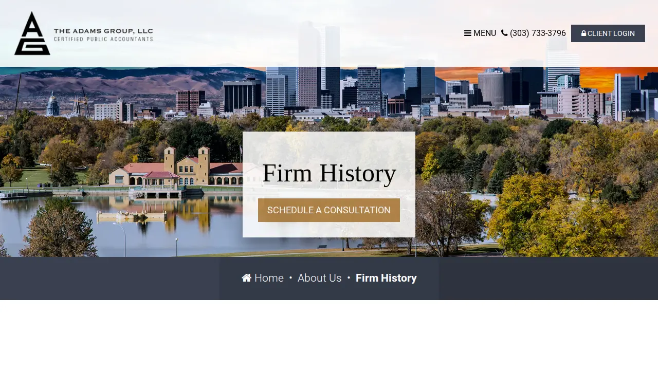 The Adams Group, LLC page