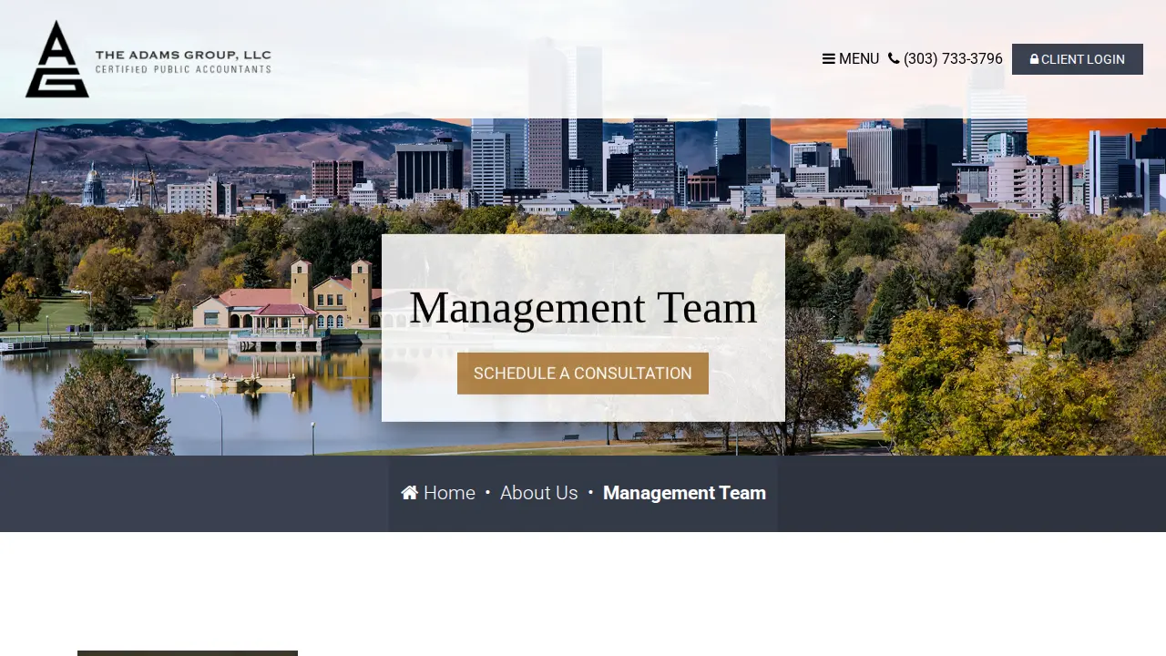 The Adams Group, LLC page