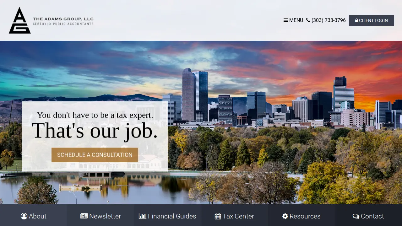 The Adams Group, LLC page