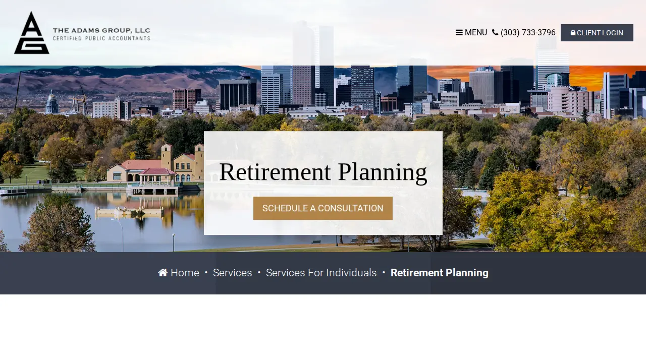 The Adams Group, LLC page
