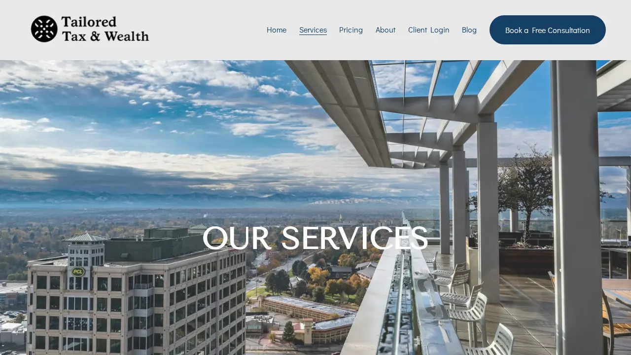 Tailored Tax & Wealth page