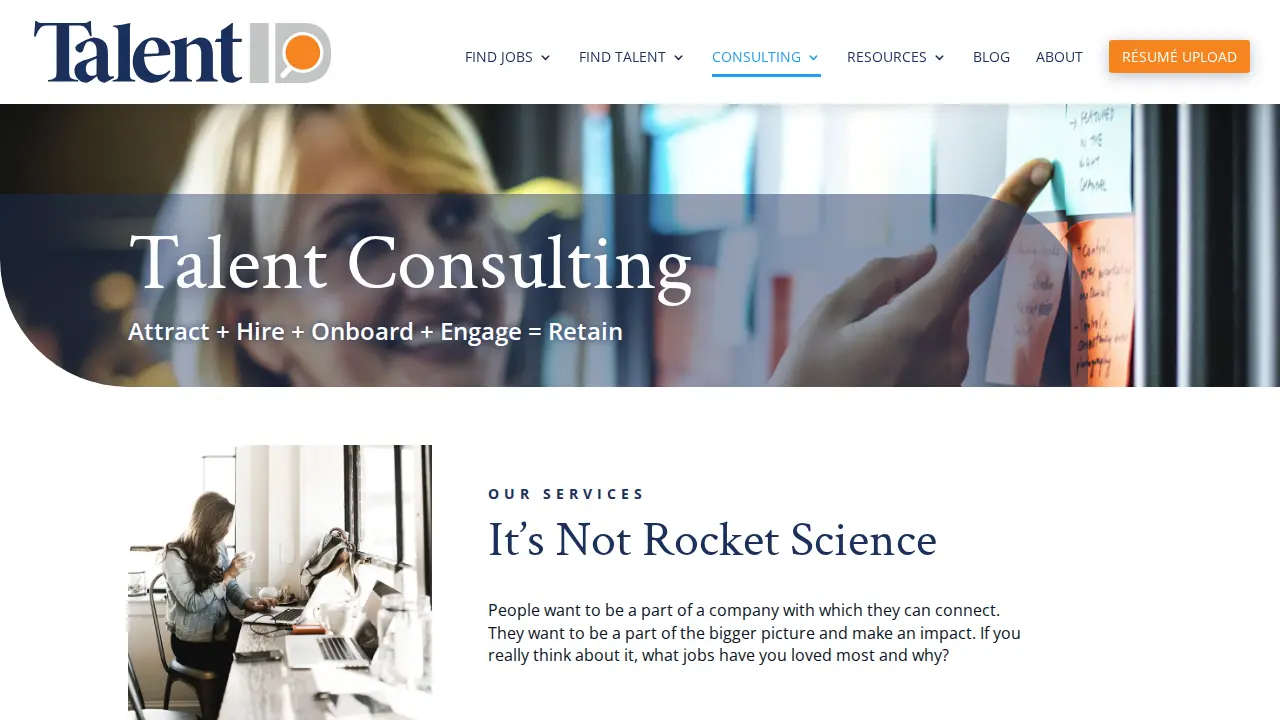TalentID Group page