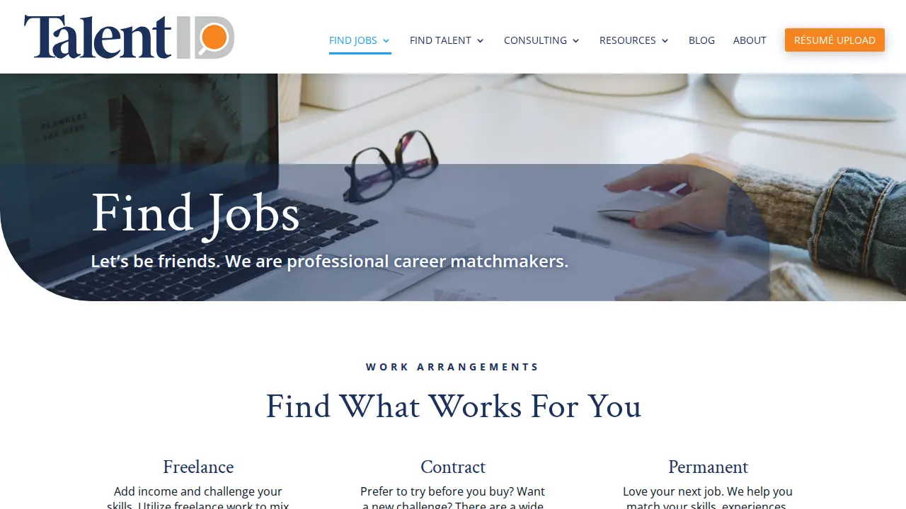 TalentID Group page