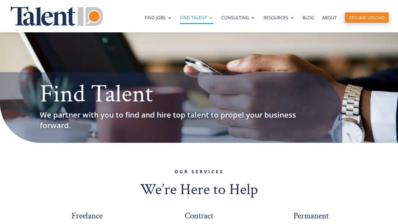 TalentID Group page