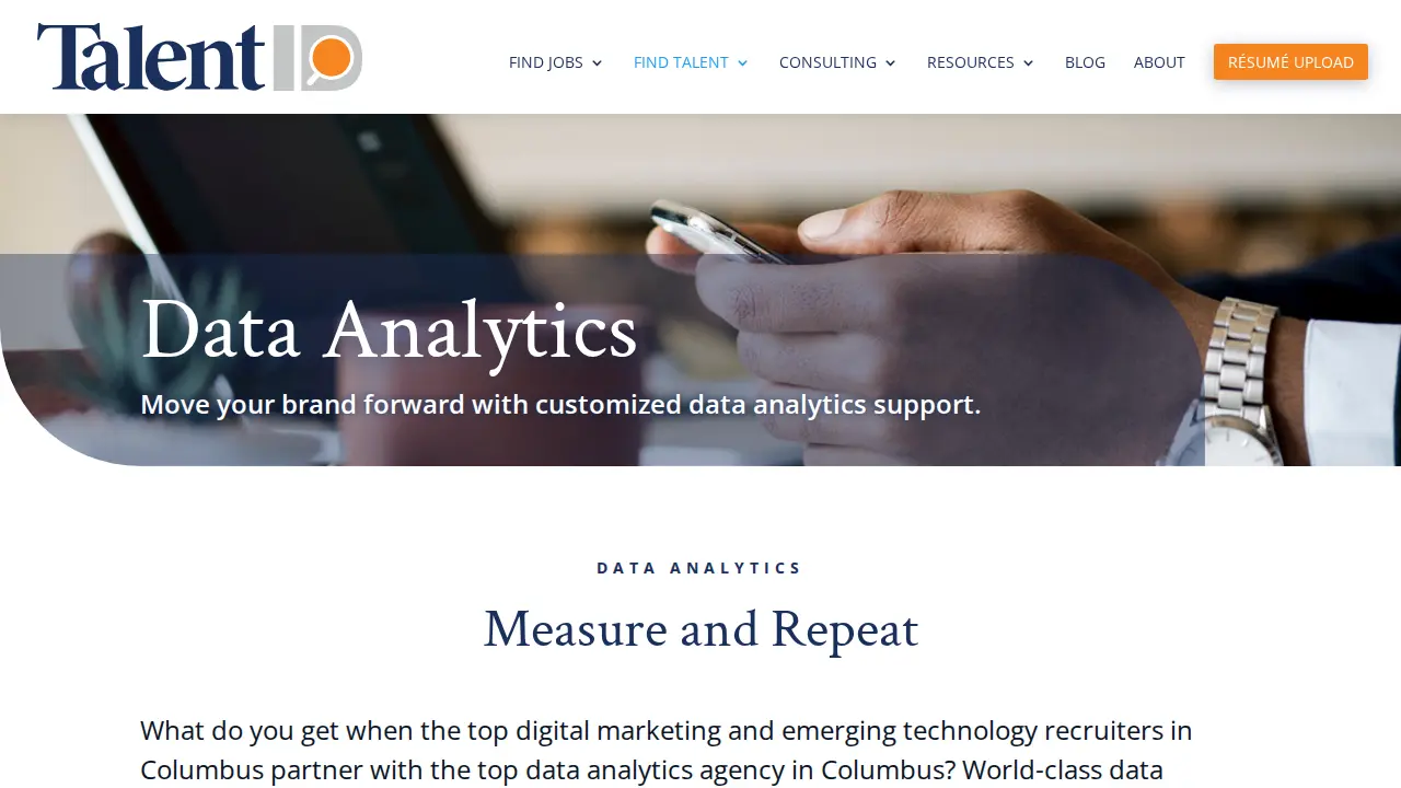 TalentID Group page