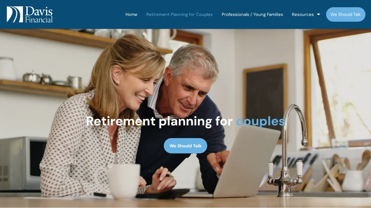 Davis Financial page
