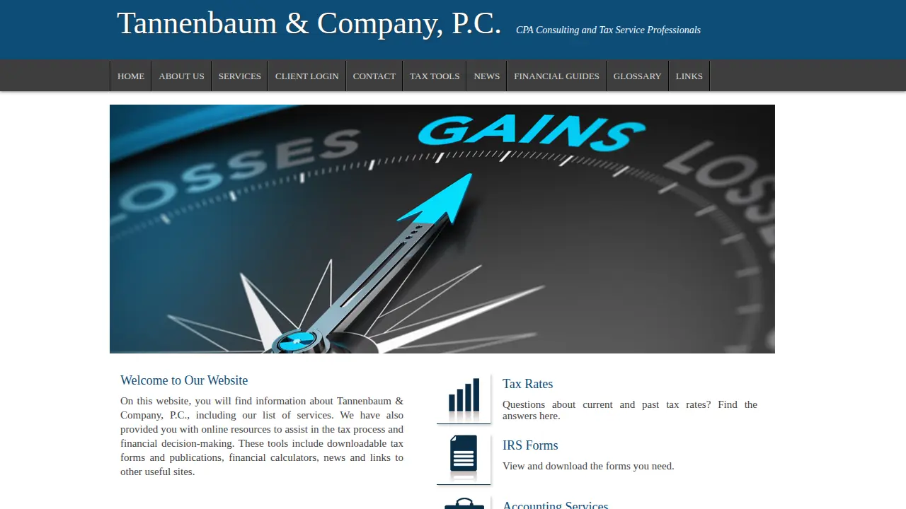 Tannenbaum & Co website