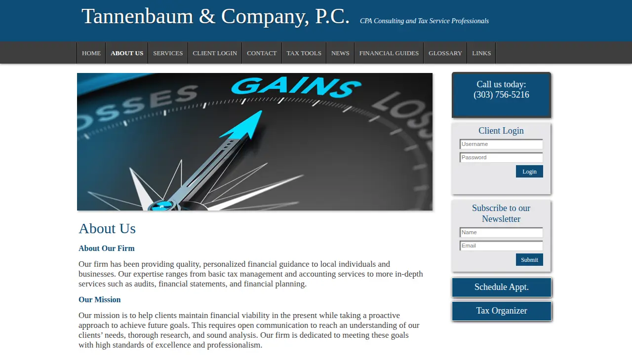 Tannenbaum & Co page