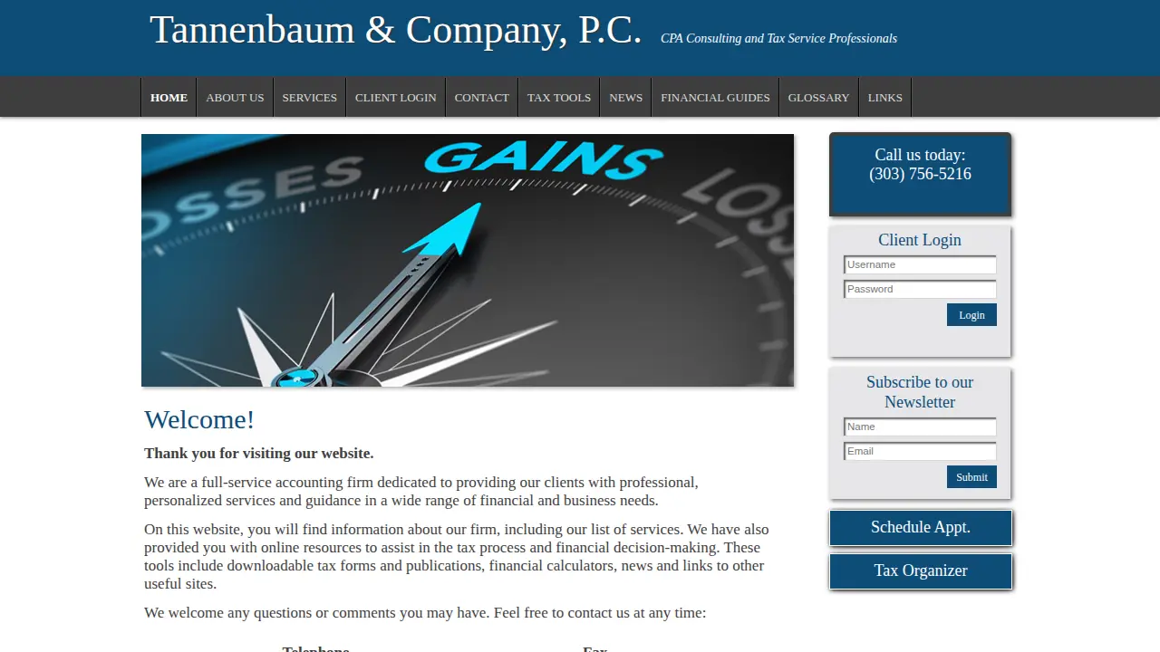 Tannenbaum & Co page