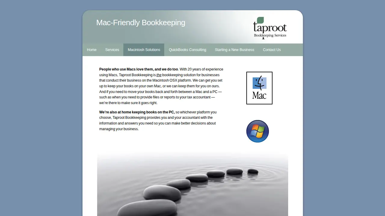 Taproot Bookkeeping page
