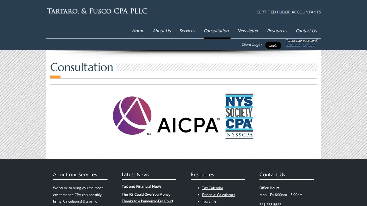 Tartaro & Fusco CPAs PLLC page