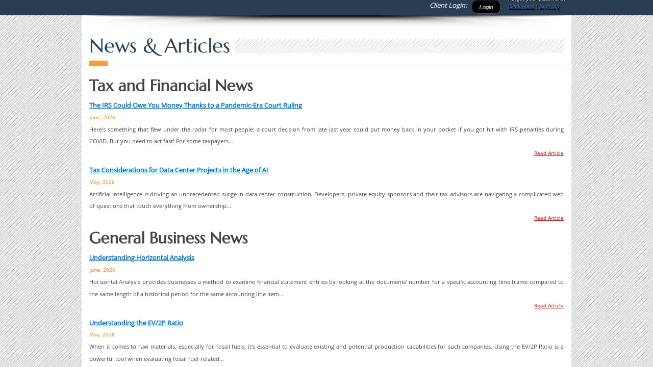 Tartaro & Fusco CPAs PLLC page