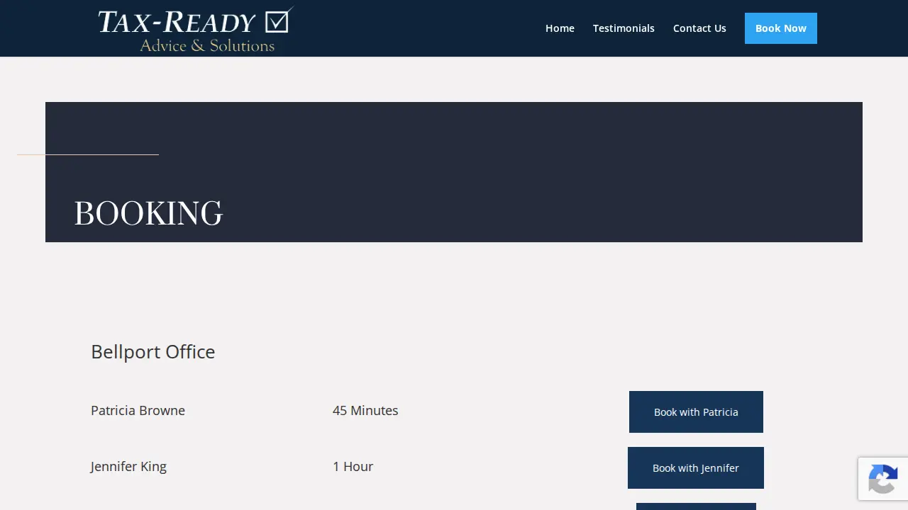 Tax Ready page