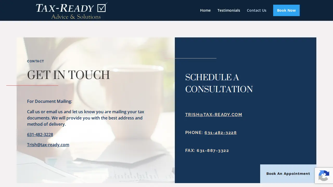 Tax Ready page