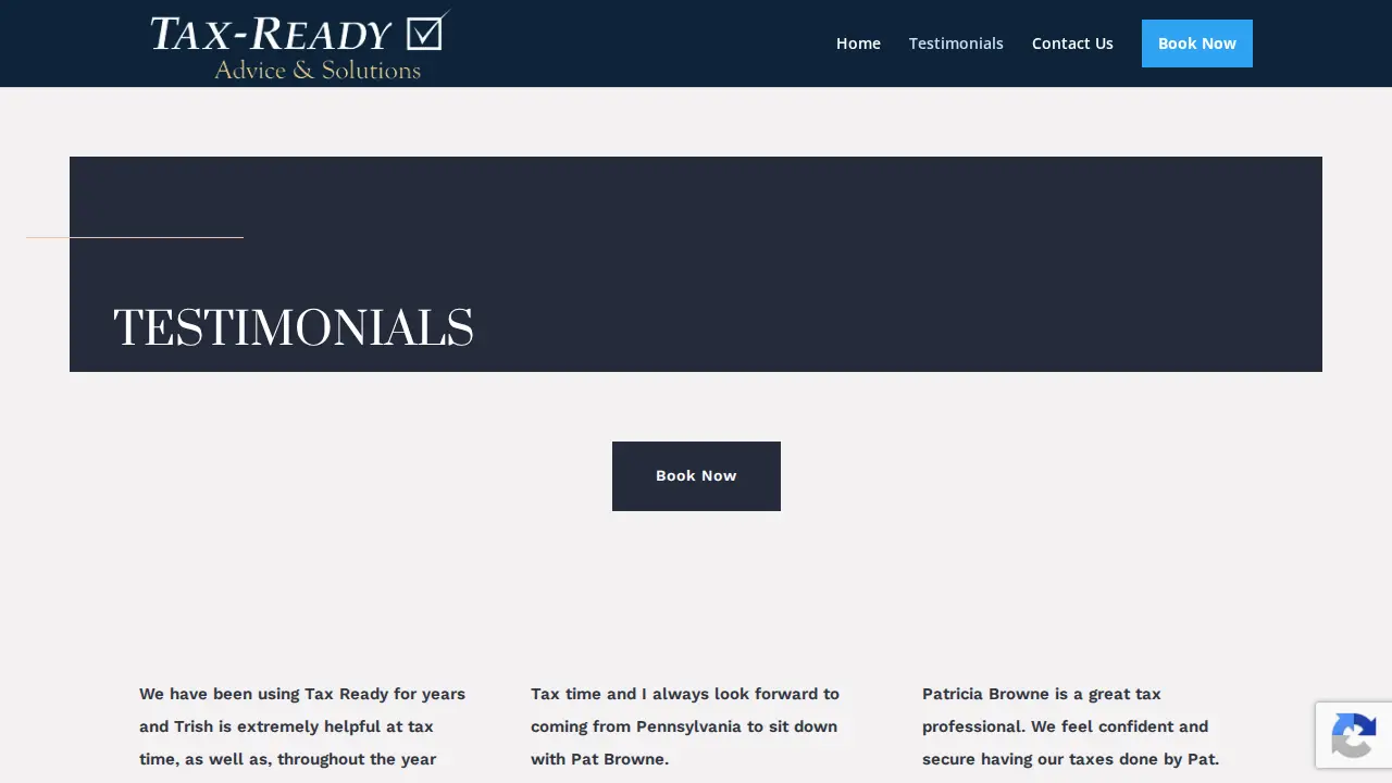 Tax Ready page
