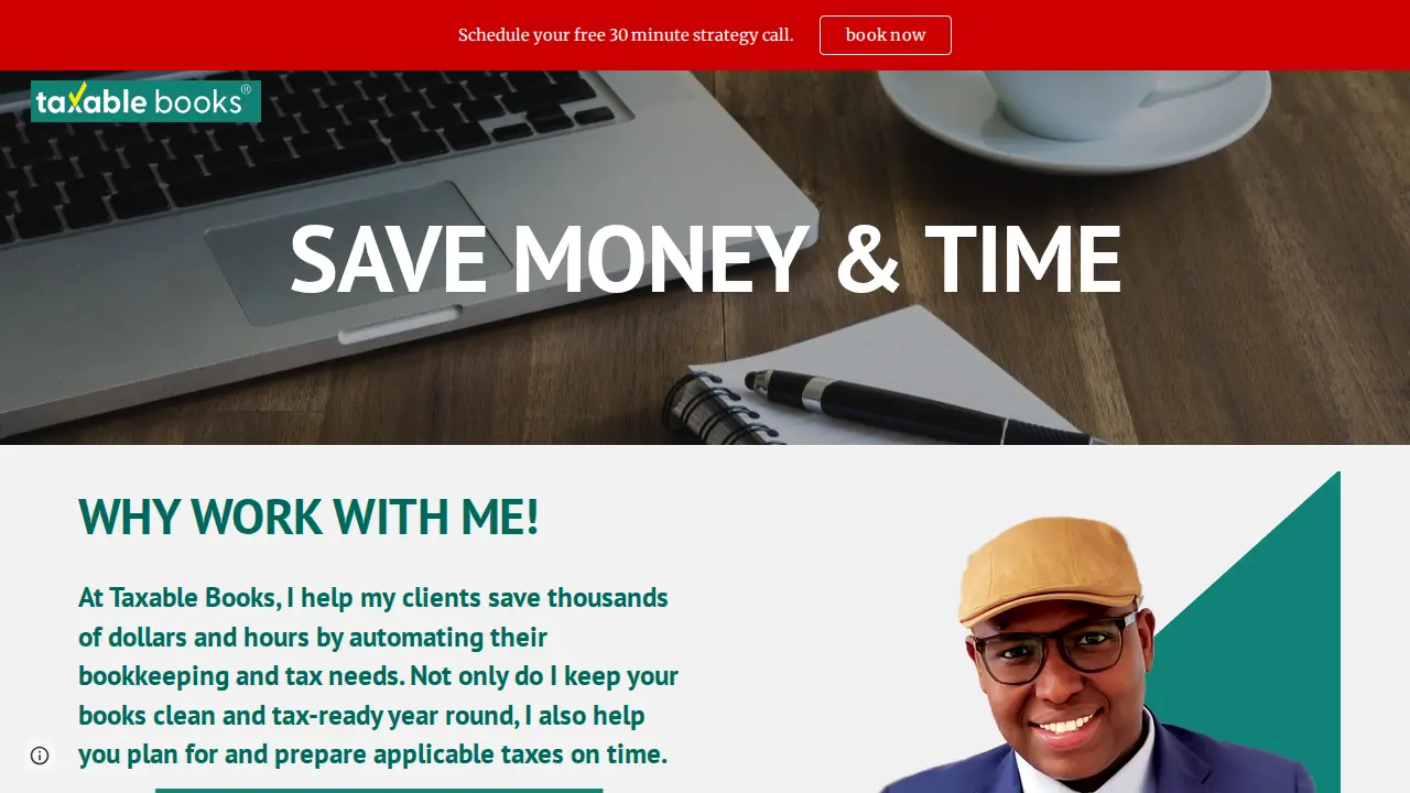 Taxable Books website