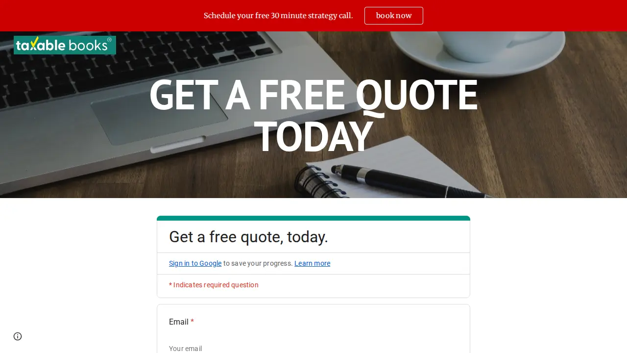 Taxable Books page