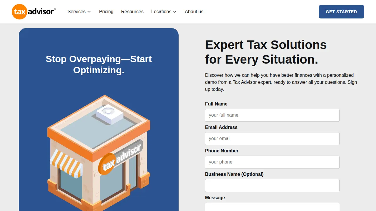 Tax Advisor Fall River page