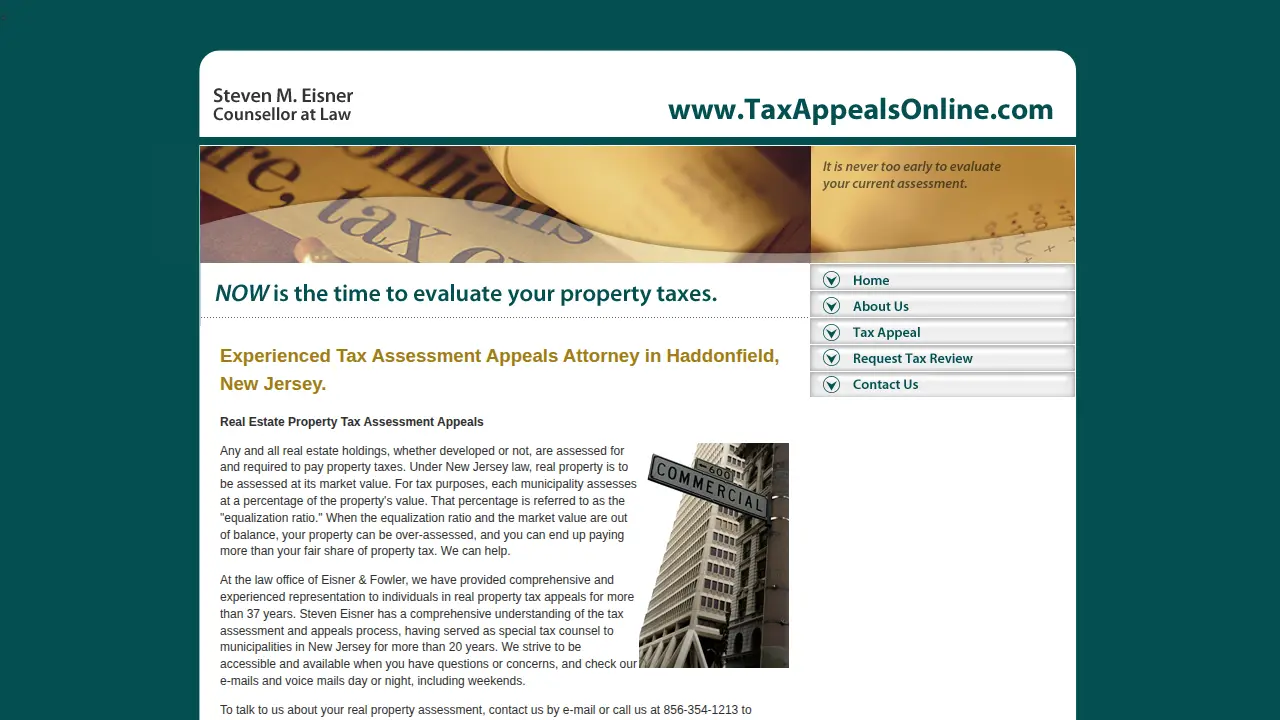 tax appeals online page