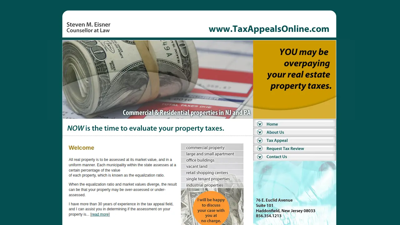 tax appeals online page