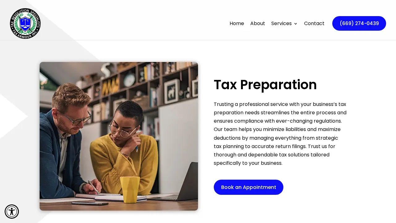 Tax Armour Inc. page