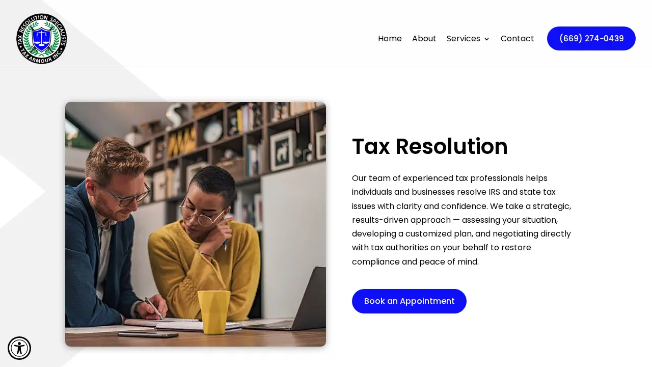 Tax Armour Inc. page