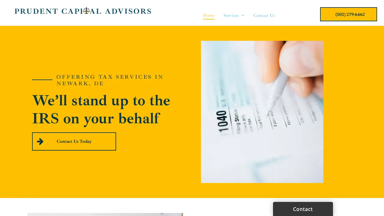 Prudent Capital Advisors website