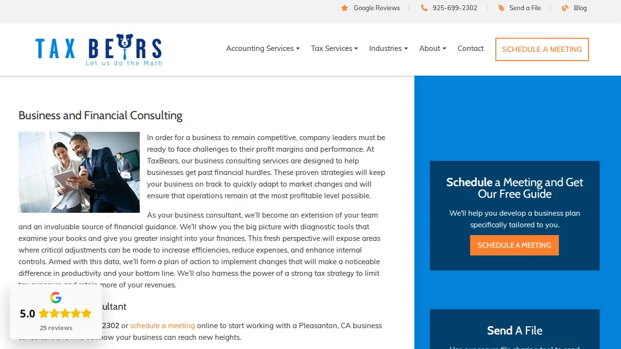 Tax Bears page