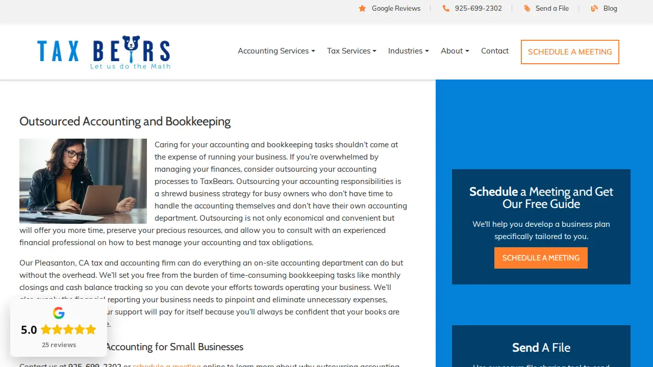 Tax Bears page