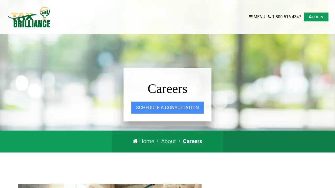 Tax Brilliance Advisors page