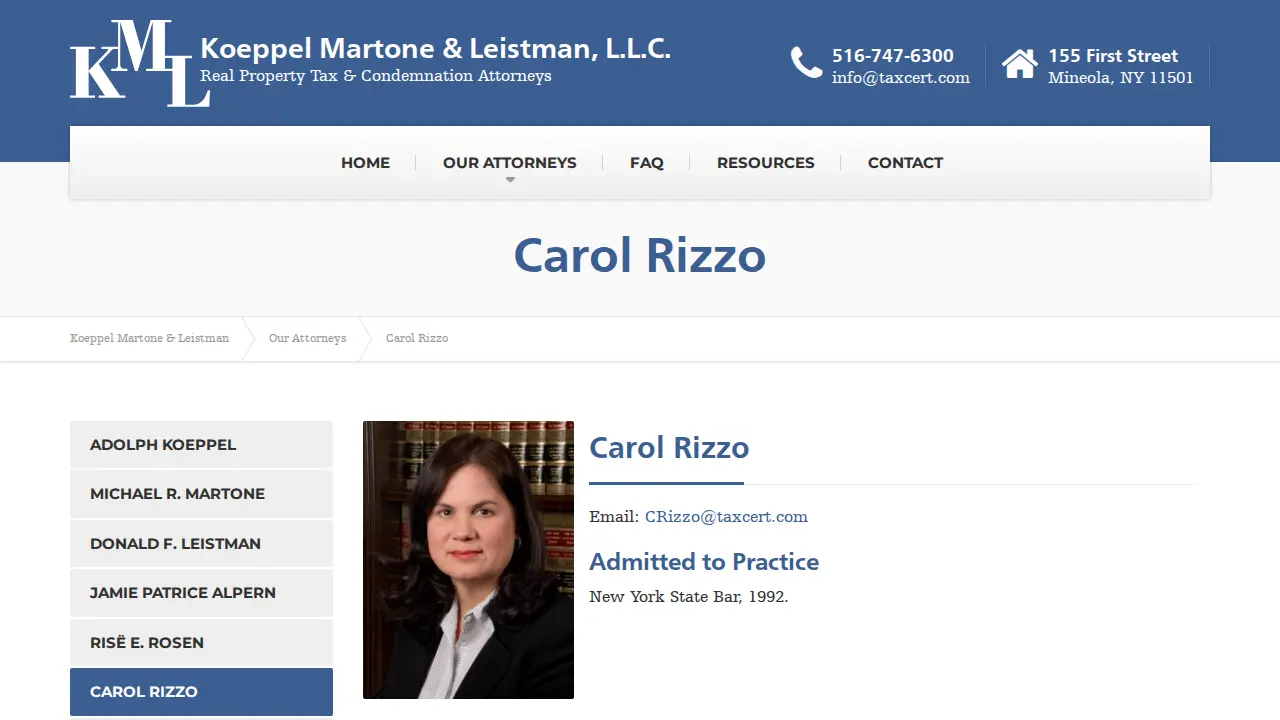 Koeppel Martone Leistman, LLP page