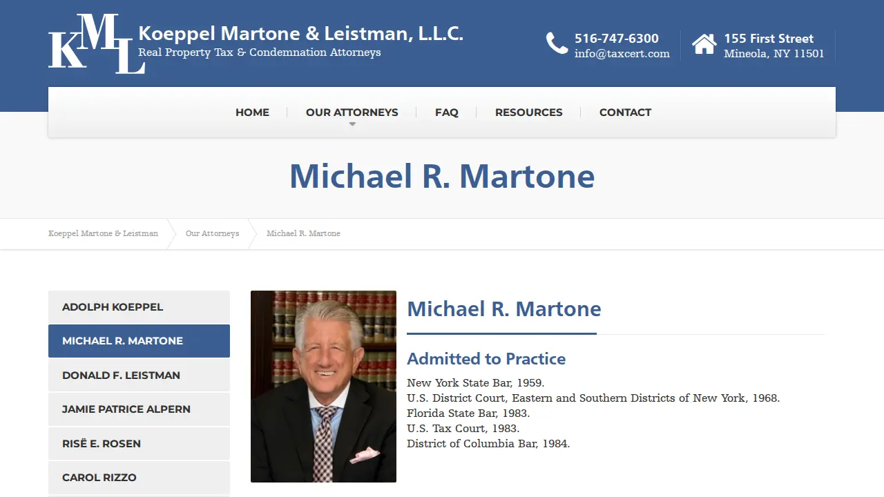Koeppel Martone Leistman, LLP page