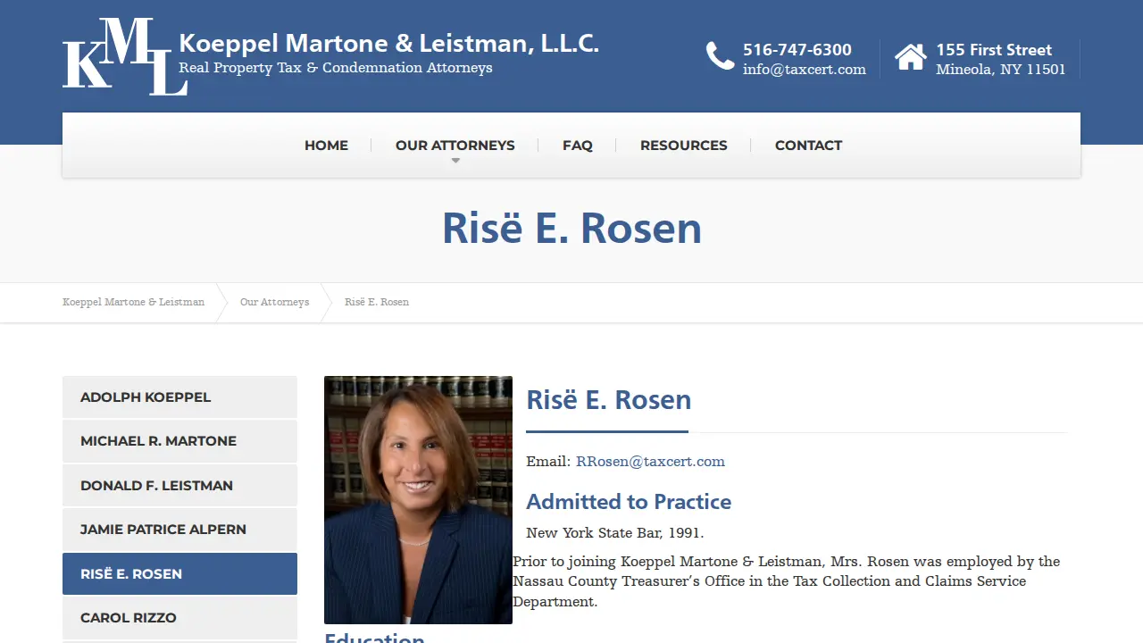 Koeppel Martone Leistman, LLP page