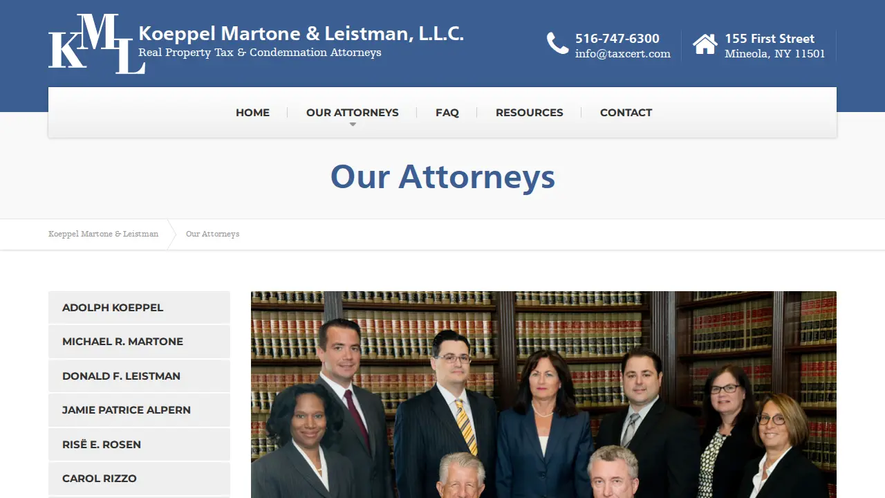 Koeppel Martone Leistman, LLP page
