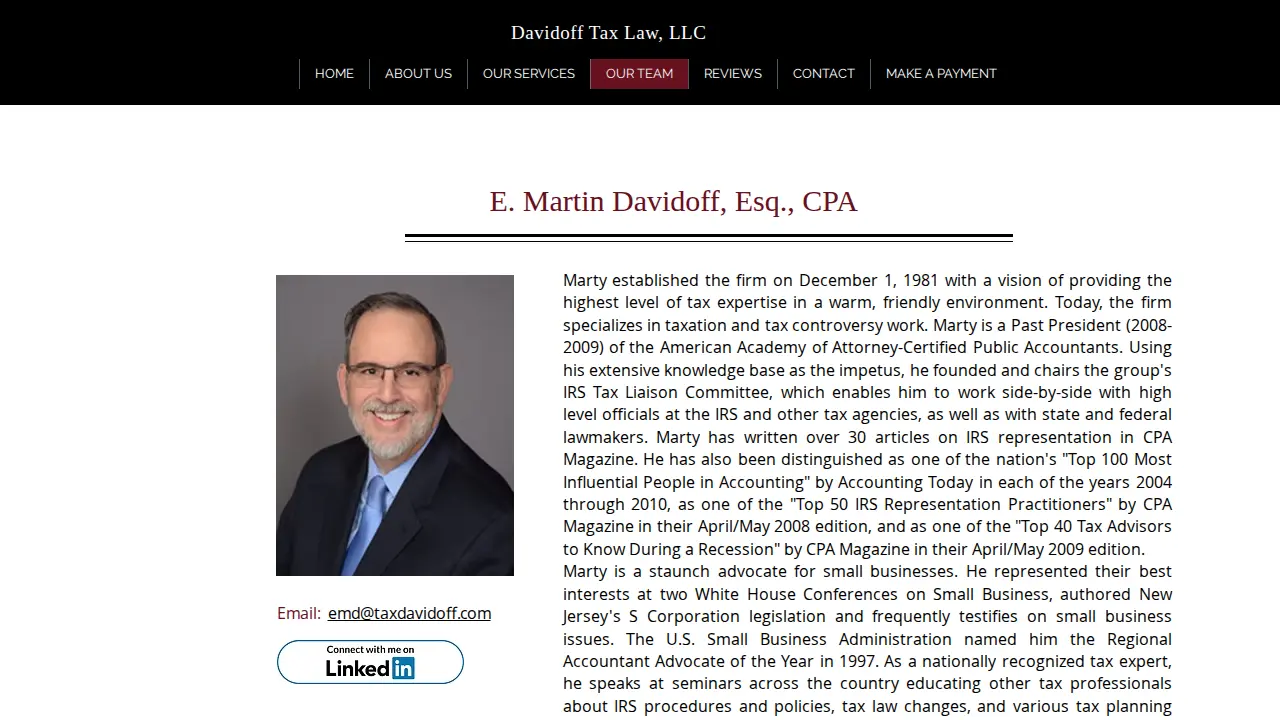 Davidoff Tax Law, LLC page